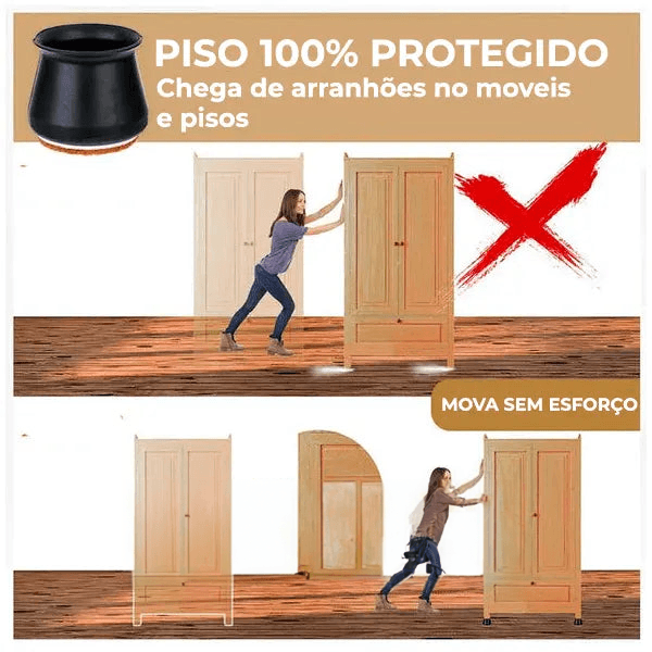 Protetor de Pernas para Móveis - PéFlex® | Evite Arranhões e Danos