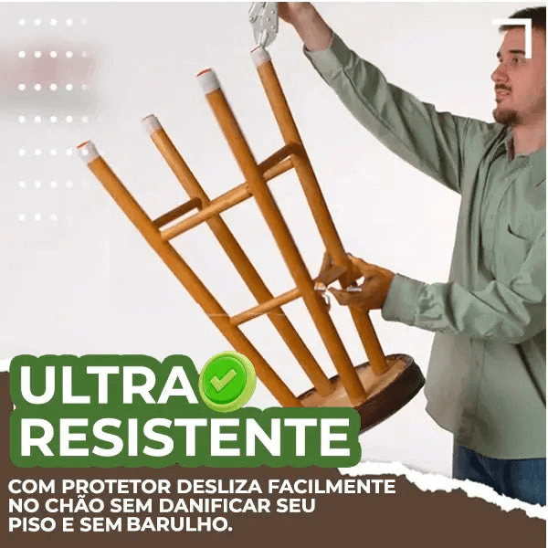 Protetor de Pernas para Móveis - PéFlex® | Evite Arranhões e Danos