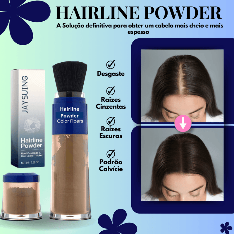 Kit Volumizador de Cabelo Hairline Powder