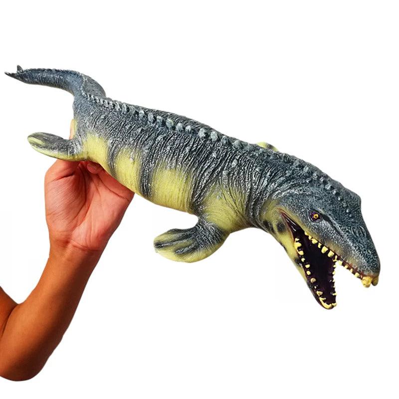 Export Large Soft Rubber Artificial Marine Dinosaur Cangcang Dragon Liopleurodon Plesiosaurus Dunkleosteus Animal Model Toys