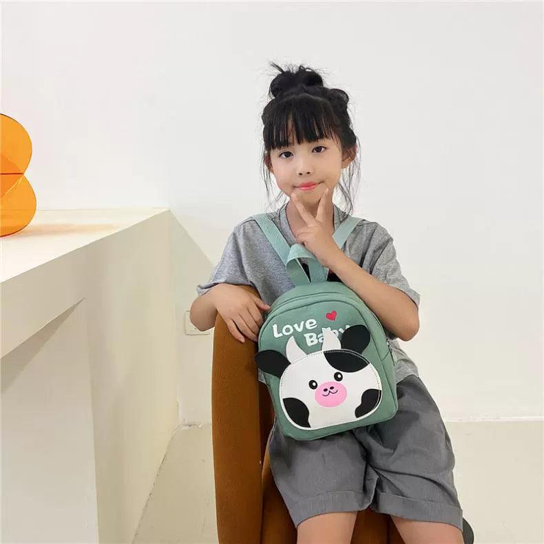 Ultra-Light 1-2-3 Years Old Canvas Cartoon Kids Schoolbag