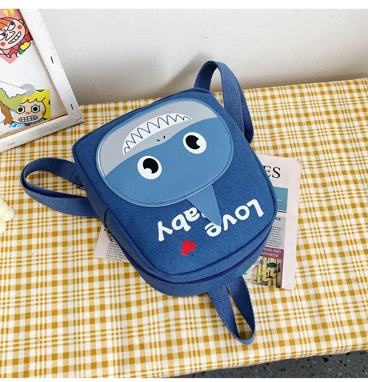 Ultra-Light 1-2-3 Years Old Canvas Cartoon Kids Schoolbag