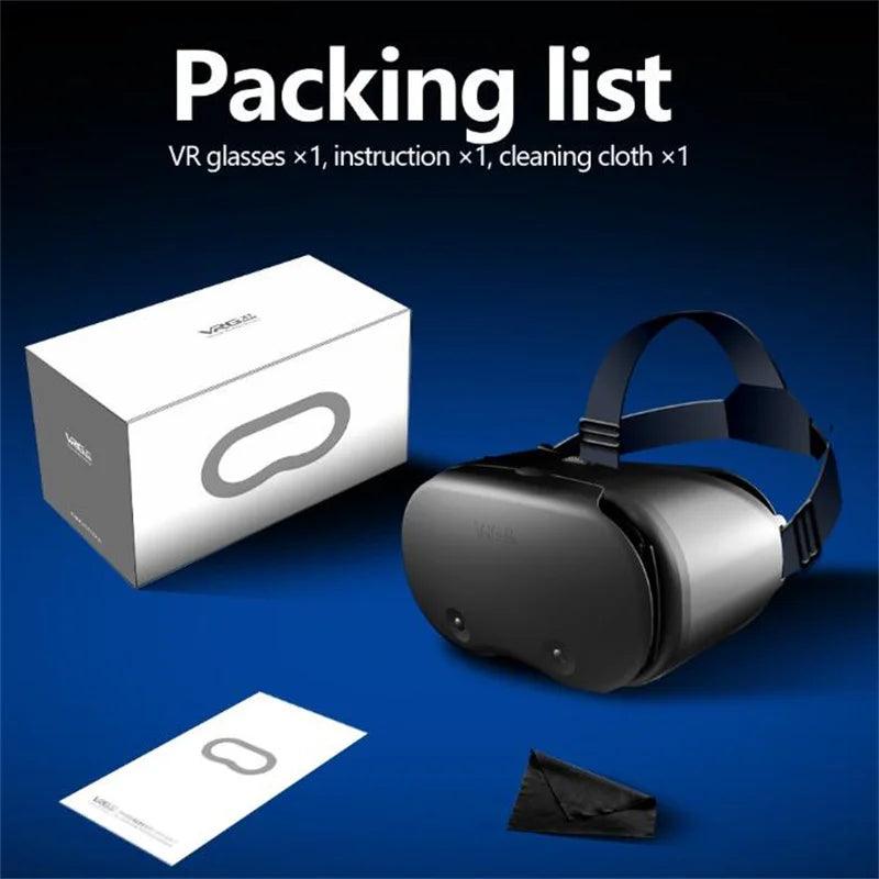 Original VRGpro X7 VR Virtual Reality 3D Glasses Box VR Google Cardboard Helmet for IOS Android 5-7" Smartphone,Wireless Rocker