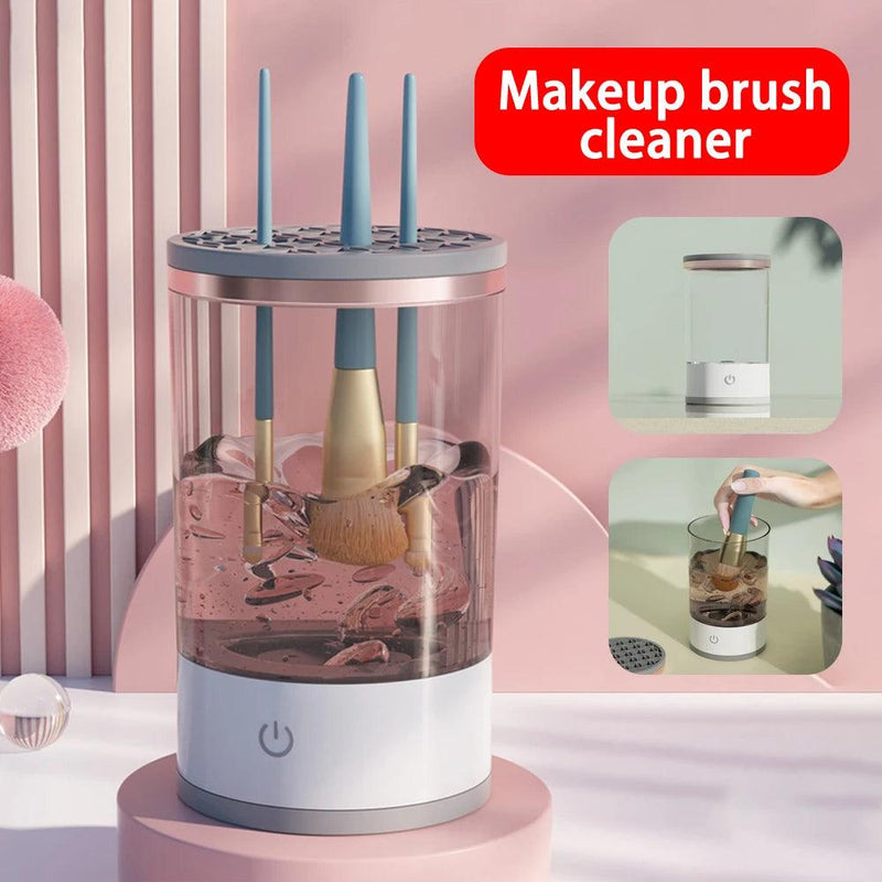 3 In 1 Automatic Makeup Brushes Cleaner Cosmetic Brushes Spinner Cleaning Drying Machine USB Electric Brush Cleaner Dryer