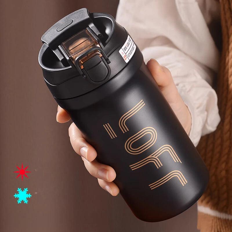 GIANXI Stainless Steel Coffee Thermos Cup For Women Portable Double Sippy Food Contact Grade Material Leakproof Vacuum Mug