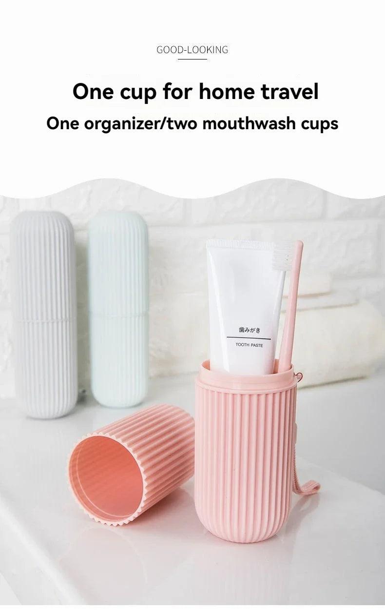 Portable Toothpaste Toothbrush Protect Holder Case Travel Camping Storage Box Protect Toothbrush Toothpaste from Dirt and Damage