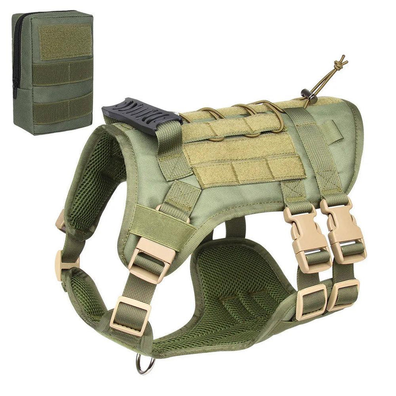 Pet Accessories Dog Harness Tactical Vest Outdoor Training Walking Dog Harness Tactical Chest Sling For Medium And Large Dogs