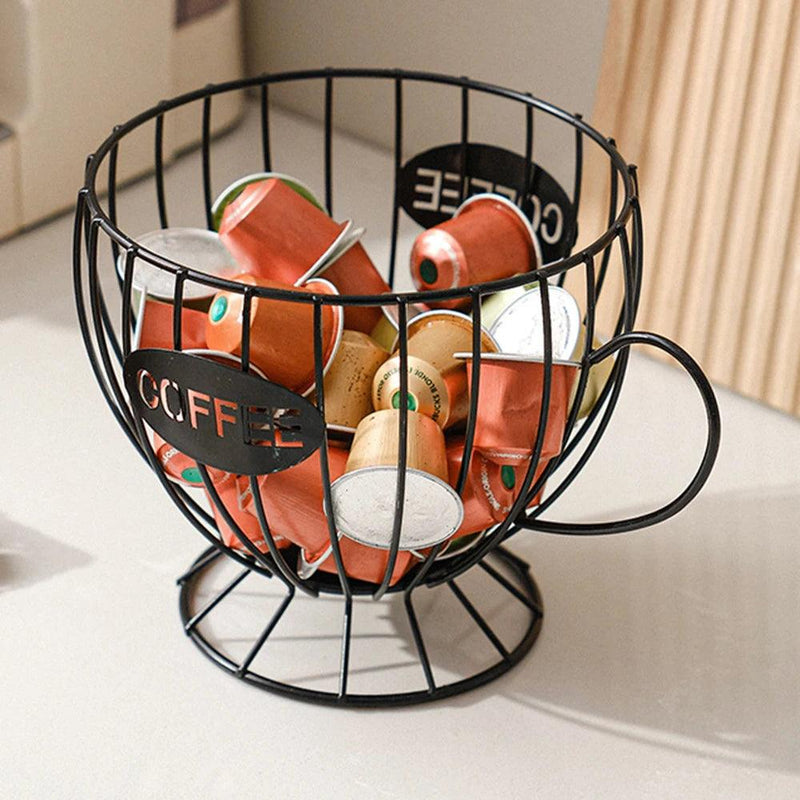 Fashion Coffee Capsule Holder Durable Snack Coffee Storage Bracket Gift For Birthday High Capacity Multipurpose