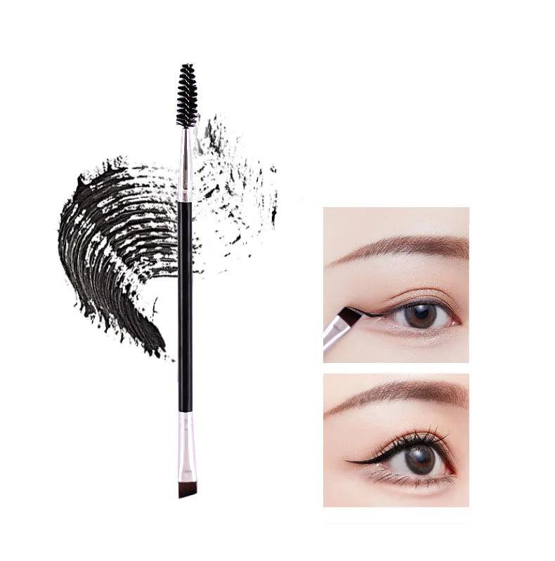 Double-ended Eyebrow Eyeliner Brush for Women Makeup Tools Eyelashes Brush Lash Curl Spiral Brush Angled Brow Powder Brushes