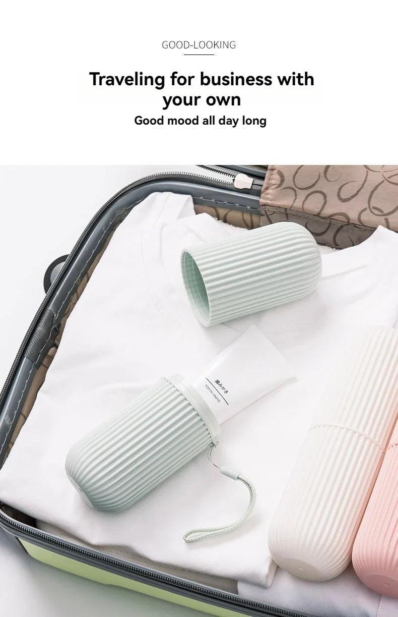 Portable Toothpaste Toothbrush Protect Holder Case Travel Camping Storage Box Protect Toothbrush Toothpaste from Dirt and Damage