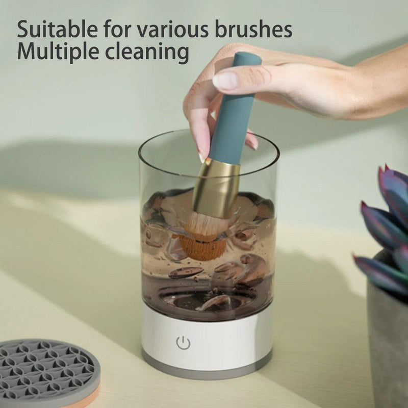 3 In 1 Automatic Makeup Brushes Cleaner Cosmetic Brushes Spinner Cleaning Drying Machine USB Electric Brush Cleaner Dryer