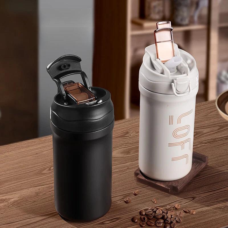 GIANXI Stainless Steel Coffee Thermos Cup For Women Portable Double Sippy Food Contact Grade Material Leakproof Vacuum Mug