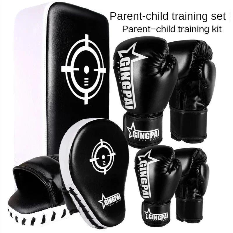 Training Set Boxing Gloves and Pads Hand and Foot Target Sandboxing Sandbags Exersize Protectors Boks Eldiveni