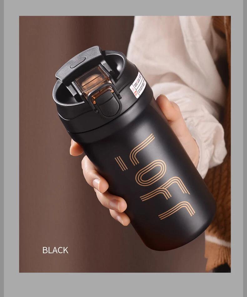 GIANXI Stainless Steel Coffee Thermos Cup For Women Portable Double Sippy Food Contact Grade Material Leakproof Vacuum Mug