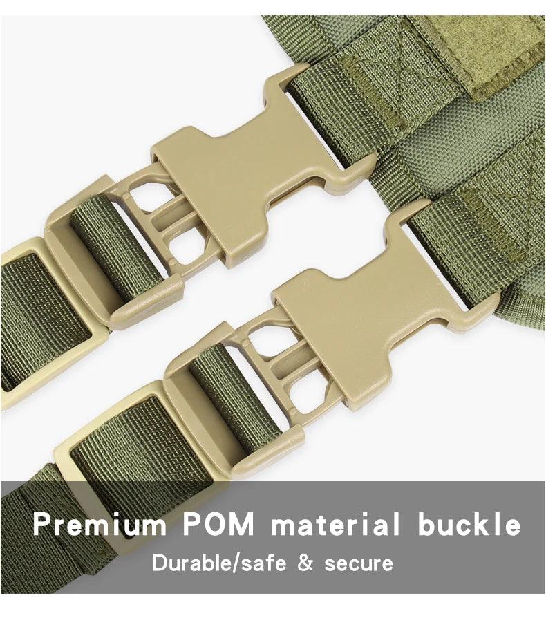 Pet Accessories Dog Harness Tactical Vest Outdoor Training Walking Dog Harness Tactical Chest Sling For Medium And Large Dogs