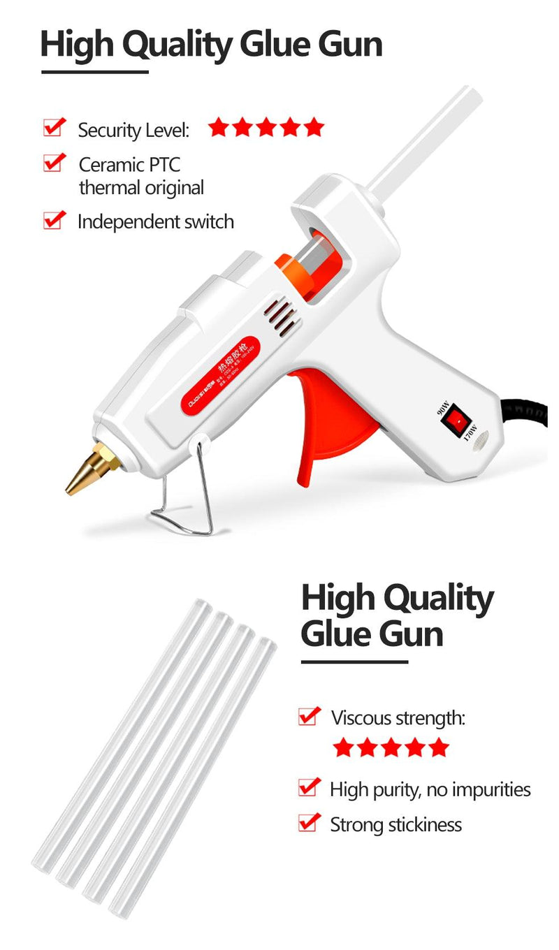 Hot Melt Glue Gun Power Stick Big Hand Tool Christmas Decorating Tools Pistola De Silicona Caliente Glue Gun Stick