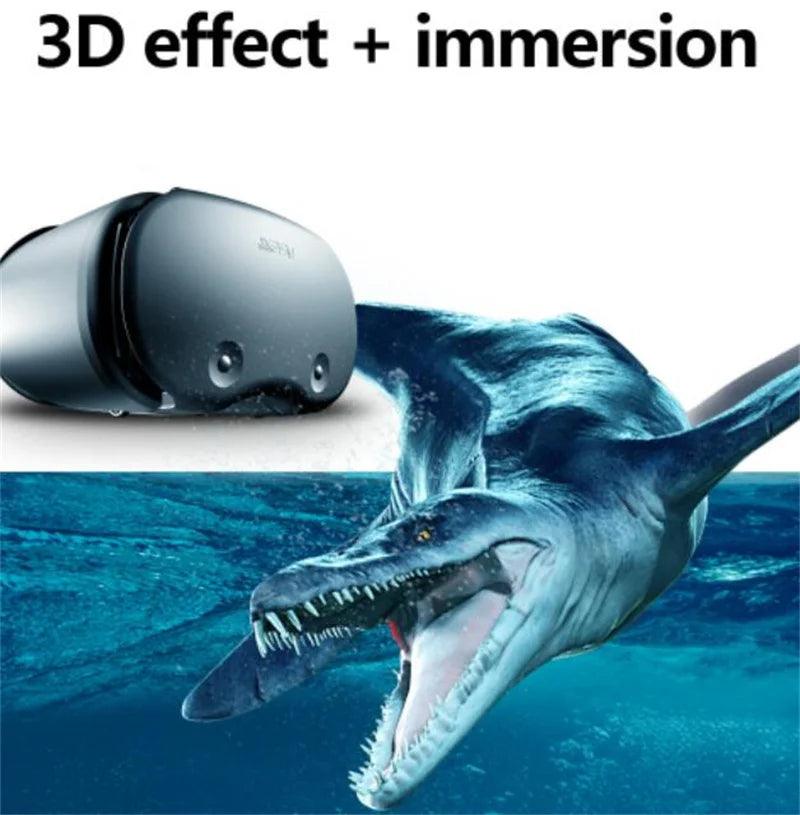 Original VRGpro X7 VR Virtual Reality 3D Glasses Box VR Google Cardboard Helmet for IOS Android 5-7" Smartphone,Wireless Rocker