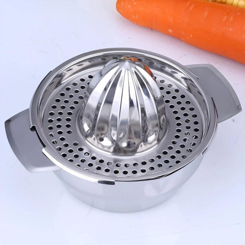 Portable Lemon Orange Manual Fruit Juicer 304 Stainless Steel Kitchen Accessories Tools Citrus Raw Hand Pressed Juice Maker