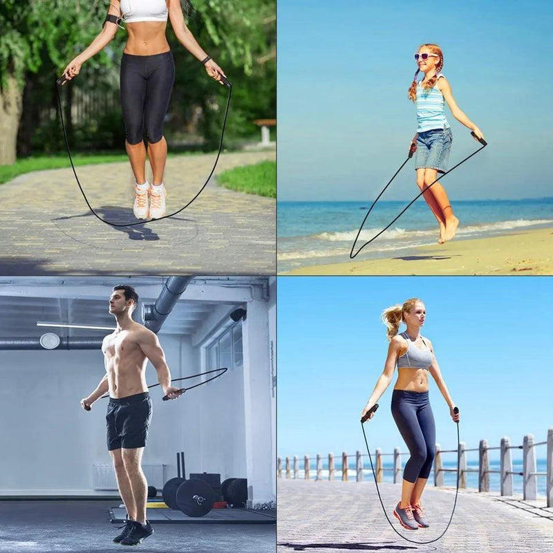 WOSWEIR Professional Jump Ropes Speed Crossfit Workout Training MMA Boxing Home Gym Fitness Equipment for Men Women Kids