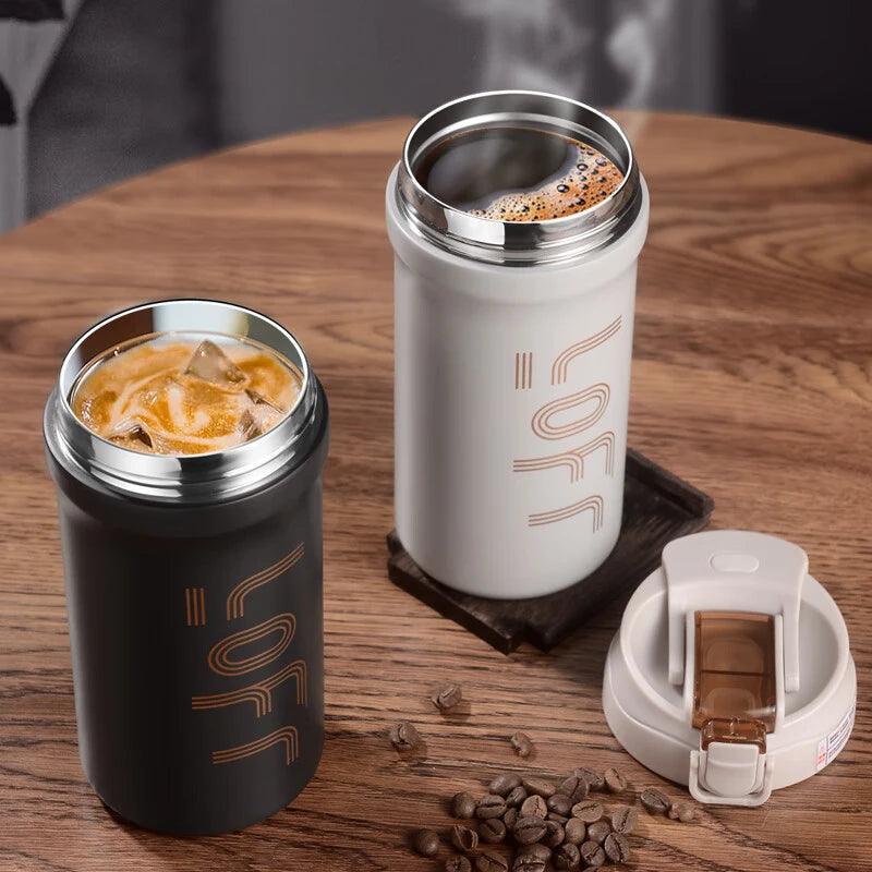 GIANXI Stainless Steel Coffee Thermos Cup For Women Portable Double Sippy Food Contact Grade Material Leakproof Vacuum Mug