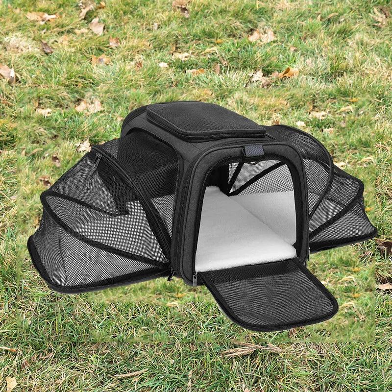 1pcsCarriers Backpack Portable Breathable Foldable Shoulder Bag Cat Dog Carrier Bags Outgoing Travel Pets Handbag Transport Bag