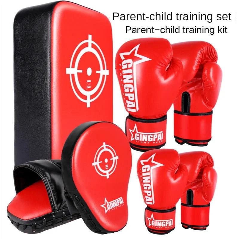 Training Set Boxing Gloves and Pads Hand and Foot Target Sandboxing Sandbags Exersize Protectors Boks Eldiveni