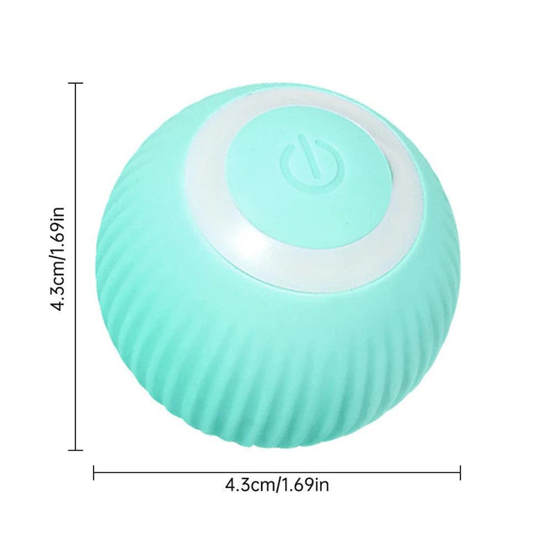 Pet Automatic Rolling Cat Toy Training Self-propelled Kitten Toy Indoor Interactive Play Electric Smart Cat Ball Toy Supplies