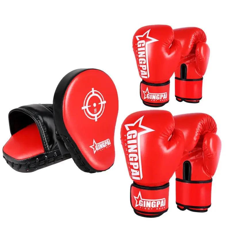 Training Set Boxing Gloves and Pads Hand and Foot Target Sandboxing Sandbags Exersize Protectors Boks Eldiveni