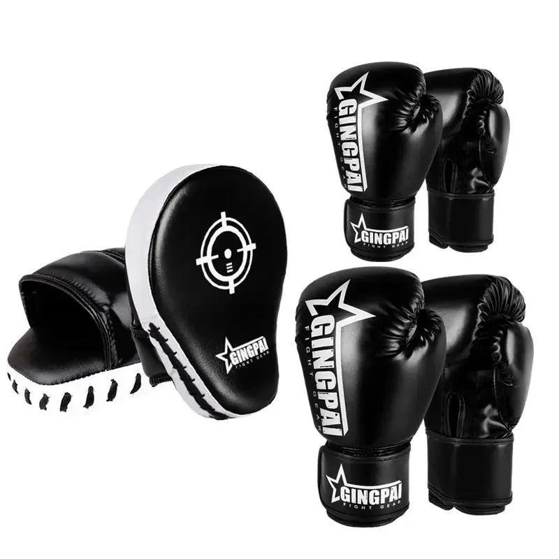 Training Set Boxing Gloves and Pads Hand and Foot Target Sandboxing Sandbags Exersize Protectors Boks Eldiveni