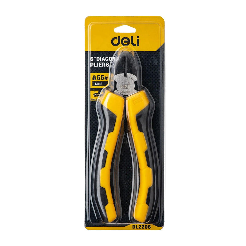 DeLi Universal Wire Cutter Diagonal Pliers Crimping Pliers Needle Nose Pliers Multifunctional Hardware Hand Tools