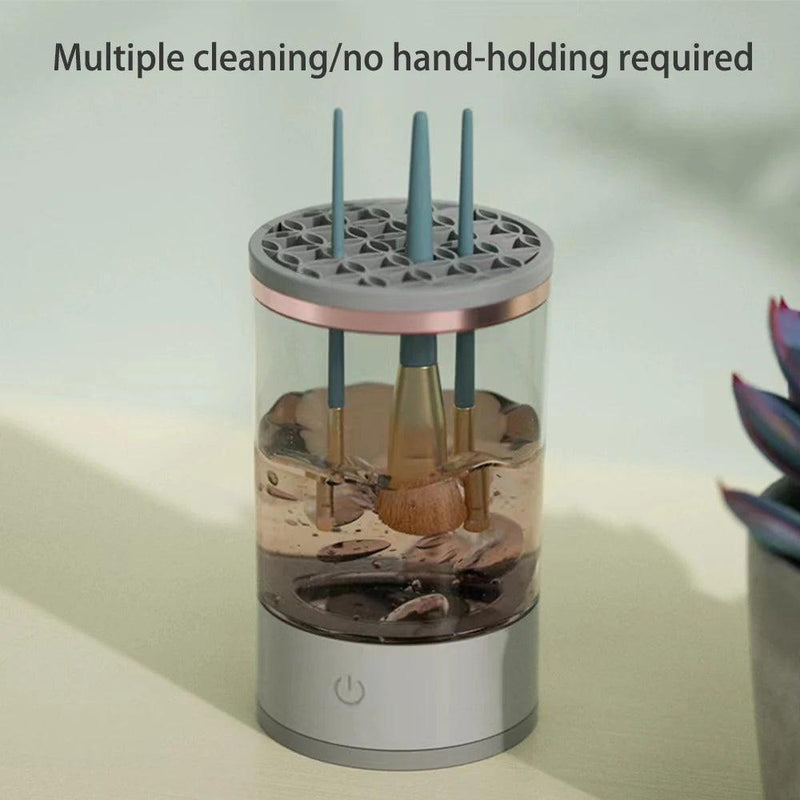 3 In 1 Automatic Makeup Brushes Cleaner Cosmetic Brushes Spinner Cleaning Drying Machine USB Electric Brush Cleaner Dryer