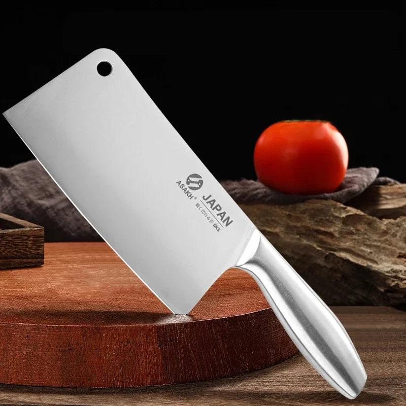 Stainless Steel Household Slicing Kitchen Knives Meat Cleaver Chopping Knife 1-7pcs Chef Knife Set Hollow Handle Knife Set