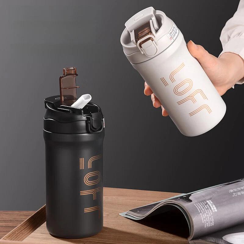 GIANXI Stainless Steel Coffee Thermos Cup For Women Portable Double Sippy Food Contact Grade Material Leakproof Vacuum Mug