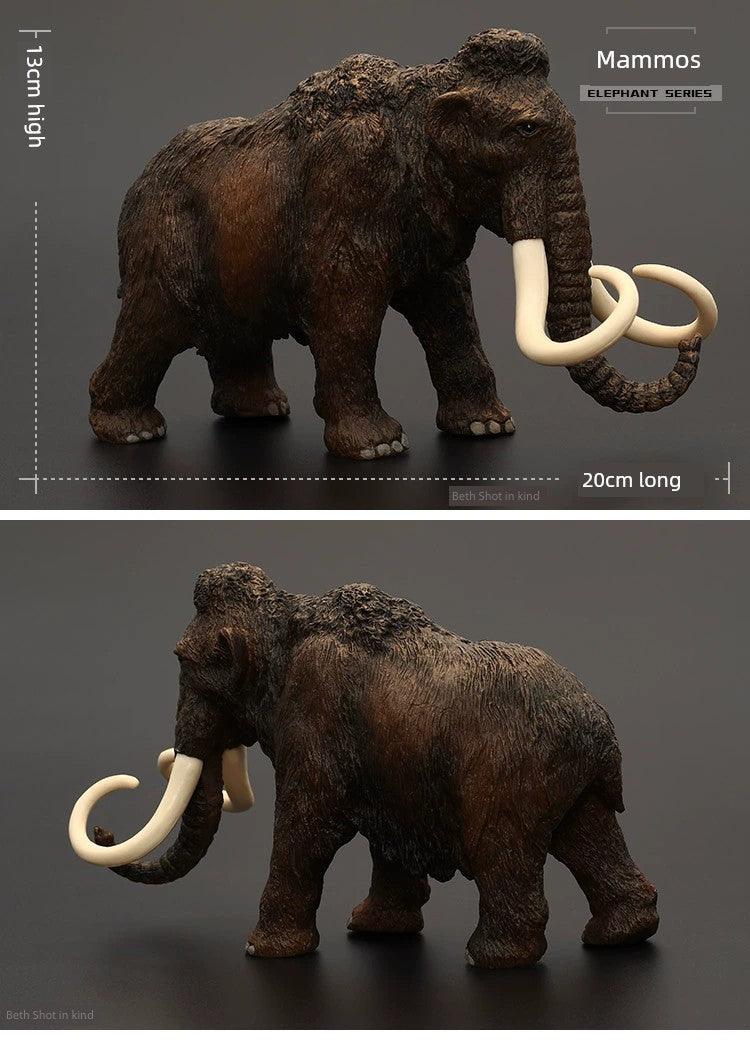 Kids Model Large Solid Asian Elephant Artificial Animal